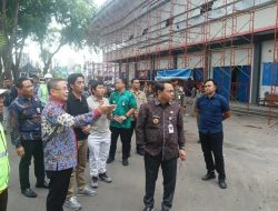 Bupati Pati, Sudewo, menegaskan komitmen Pemkab Pati untuk menjadikan Gedung Olahraga (GOR) Pesantenan (Portalljateng/Hil)