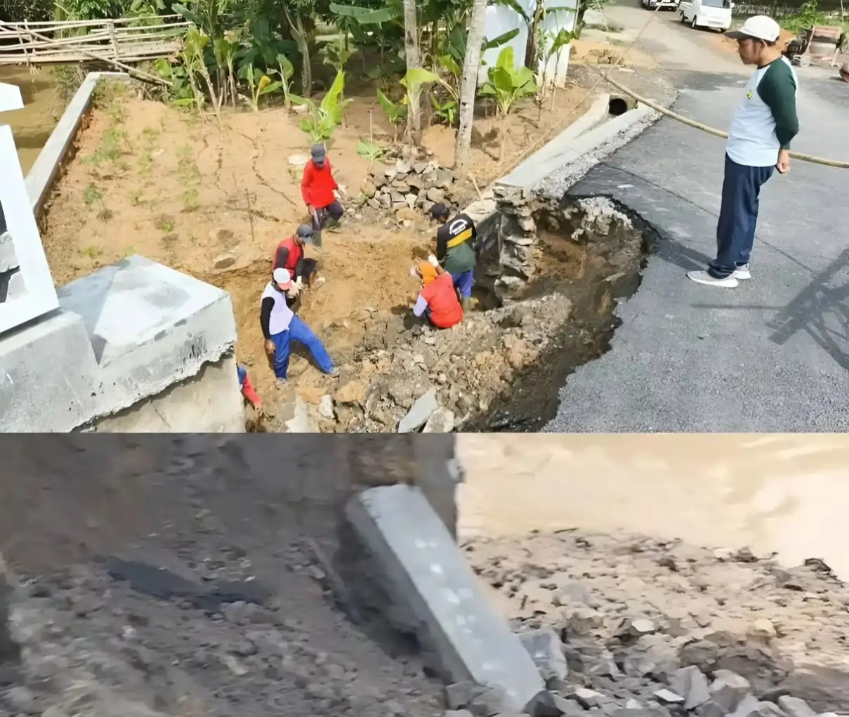 Ambrolnya Talud Jembatan Pelemgede: DPUTR Pati Sebut Kondisi Tanah Urugan yang Baru