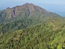 Foto: Pemandangan perbukitan diambil dari puncak 29 (songolikur) pegunungan Muria Kudus.(Portalljateng/Adm)