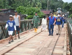 Jembatan Bailey di Anggoli Tuntas Dibangun, Akses Warga Tapteng Kembali Terhubung