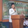 Foto: Kepala MTs Negeri Blora, Warno, dalam peringatan Isra Mikraj Nabi Muhammad saw.(Portalljateng/MTsN 1 Pati)