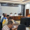 Foto: Bupati Pati, Sudewo, hari ini memimpin Rapat Koordinasi Tanggap Darurat Bencana Banjir dan Tanah Longsor di Ruang Kembang Joyo, Setda Kabupaten Pati, Sabtu (17/1/2026).(Portalljateng/Hms).