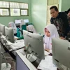Foto: Kepala MAN 2 Kudus Ali Musyafak, memantau langsung pelaksanaan tes berbasis komputer (CBT) digelar pada 14–15 Februari 2026 secara transparan, akuntabel, dan terintegrasi dengan sistem nasional.(Portalljateng/MAN 2 Kudus)